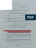 Engineering Chemistry End Semester Examination