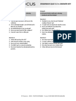 Focus2 2E Grammar Quiz Unit3 5 GroupA B ANSWERS