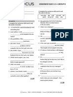 Focus2 2E Grammar Quiz Unit2 5 GroupB