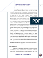 Laboratory Report - Module 2 (Refractometry)