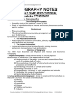 ZJC Geography Form 1 Notes