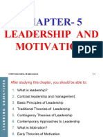 Chapter 5-Leadership and Motivation