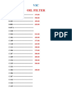 Price List