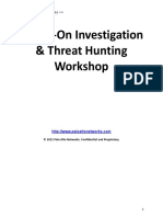 Hands-On Investigation & Threat Hunting Workshop Guide V2 - October 2021 - W - o Machine