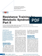 Resistance Training For Metabolic Syndrome Part.10