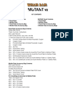 Mutant V2 Kit Contents 2021