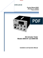 EG Actuator Tester Models 8909-041 and 8909-059: Product Manual 55021 (Revision F, 10/2021)