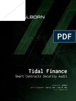 Tidal Finance Smart Contract Security Audit Halborn v1 0