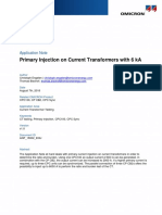 Primary Injection On Current Transformers With 6 Ka