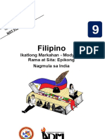 Fil9 q3 Mod16 Ramaatsitaepikongnagmulasaindia Version2 PDF