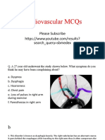 Cardiovascular MCQs