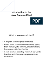 Intro To The Linux Command Shell PDF