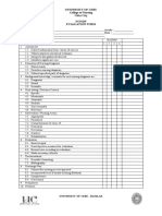 Asessment and Evaluation Forms