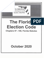 The Florida Election Code Chapter101Florida Statutes October 2020