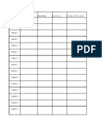 Date Production Wastage No of Lot Total WT of Lots 1/8/2011