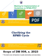 RPMS Orientation On DM8 2023