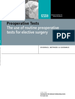 Preoperative NICE Guidelines