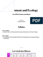 (PPT) Environment and Ecology PDF