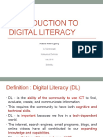 Introduction To Digital Literacy