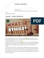 Part 1-Ethics Its Basic Concepts