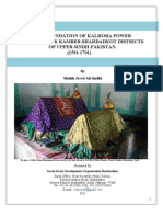 The Foundation of Kalhora Power in Larkana & Kamber-Shahdadkot Districts of Upper Sindh Pakistan