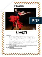 Waltz: Standard Dances