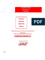 Learjet Approved Supplier List Internet Version Monday, November 1, 2021