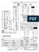 Schedule of Doors and Windows: Proposed Front Elevation