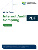 Internal Audit Sampling by IIA