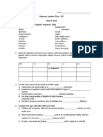 Matura Leader Plus B2 - Unit 1 Test