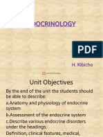 Endocrinology Endocrinology: H. Kibicho