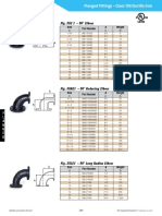 Flanged Fittings - Class 150 Ductile Iron: Fig. 38E 1 - 90