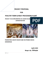 Project Proposal FOR Poultry Farm & Meat Processing Plant