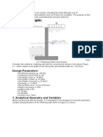 RC Retaining Wall Design Example ACI