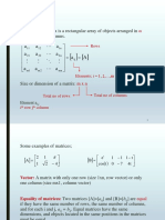 Matrices: A A A A A A