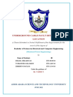 Underground Cable Fault Detection and Location