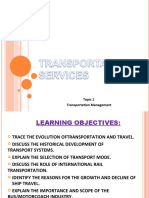 Topic 1 Transportation Management