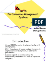 Tata Performance Management System: Presented By: Mahima Suri Aman Sharma Bhanuj Sharma