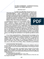 The Consent of The Governed Constitutional Amendment Outside Art. V Amar PDF