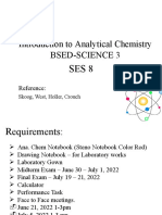 Introduction To Analytical Chemistry