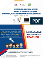 Session 4 - Comparative Assessment For Teacher I