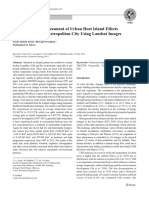 Spatio-Temporal Assessment of Urban Heat Island Effects in Kuala Lumpur Metropolitan City Using Landsat Images