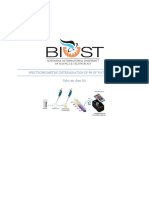 SPECTR DETERMINATION OF PH OF WASTE WATER