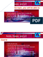 Acids, Bases and PH