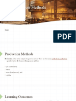 5.2 Production Methods