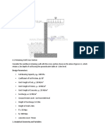 Retaining Wall Worked Example