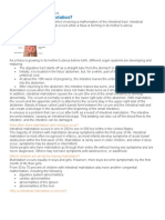 Intestinal Malrotation and Volvulus