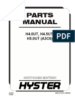 HYSTER H4.0UT, H4.5UT, H5.0UT PARTS MANUALconv