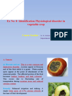 Identification Physiologyical Disorder in Vegetable Crops New
