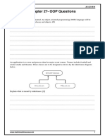 Chapter 27-OOP Questions: Mr. Mahmoud Moussa A2 CS 9618